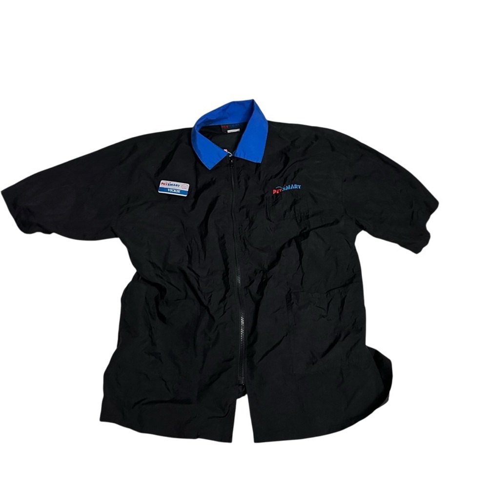 Black and Blue Women's Shirt Jacket